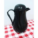 Ver imagem 4 de Garrafa Térmica Nova Preta Plástico Vintage Café Bulé Chá 1l