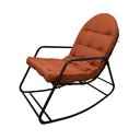 Ver imagem 6 de Cadeira Balanço Sossego Almofada Impermeável Pés C/ Proteção:terracota Queimado