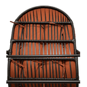 Ver imagem 5 de Cadeira Balanço Sossego Almofada Impermeável Pés C/ Proteção:terracota Queimado