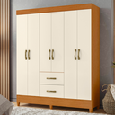 Ver imagem 1 de Guarda Roupa Cedro 6 Portas Cinamomo Off White