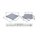 Ver imagem 2 de Tampa Tampão Chão Alumínio Fundido Quadrado Simples 70x70cm