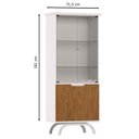 Ver imagem 3 de Cristaleira e Aparador Buffet Vicenza Off White Ype – New Ceval