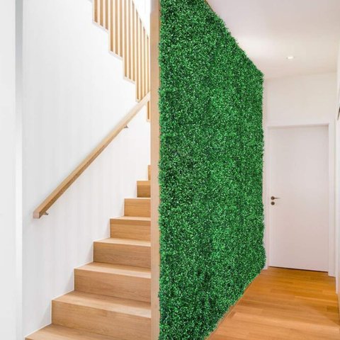 Kit 16 Paineis de Amendoim Artificial Ambientação Jardim Vertical Realista para Composição de Parede