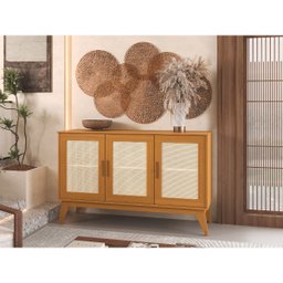 Buffet Aparador Andorra 3 Portas 1.30cm Edn:cedro - 2