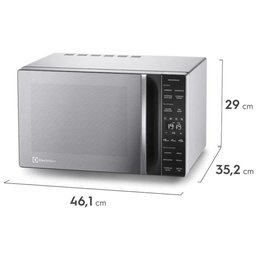 Micro-ondas Electrolux Efficient ME23S, 23 Litros, Prata – 220 Volts - 12
