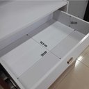 Ver imagem 2 de Guarda Roupa Casal Monza 6 Portas de Bater 6 Gavetas MDF Laqueado Naturale 274cm Bom Pastor Móveis