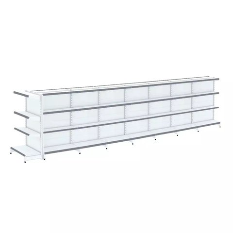 Gondola Centro 137 Fit Ate 7 Metros 1 Ponta Branco 60b Pe Cinza