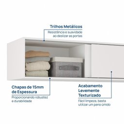 Ponte Modular 3 Portas de Correr Jade Cabecasa Madeiramadeira - 6