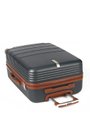 Ver imagem 5 de Kit com 3 Malas de Viagem e 2 Frasqueiras Pk Luxcel - Cor Grafite - Abs - Rodinhas 360º