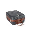 Ver imagem 5 de Kit com 3 Malas de Viagem e 2 Frasqueiras Pk Luxcel - Cor Grafite - Abs - Rodinhas 360º