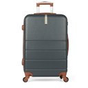Ver imagem 2 de Kit com 3 Malas de Viagem e 2 Frasqueiras Pk Luxcel - Cor Grafite - Abs - Rodinhas 360º
