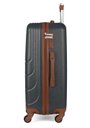 Ver imagem 4 de Kit com 3 Malas de Viagem e 2 Frasqueiras Pk Luxcel - Cor Grafite - Abs - Rodinhas 360º