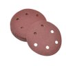 Disco de Lixa 150mm Velcro 6 Furos Grão 80 Itambé Abrasivos 25 Peças - 1