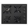 Cooktop Brastemp 4 Bocas com Duplachama e Acendimento Automático Preto Bdd62ae - Bivolt - 1