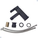 Ver mais imagens de Torneira Banheiro Quadrada Misturador Monocomando Baixa Black Preto