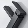 Torneira Banheiro Quadrada Misturador Monocomando Baixa Black Preto - 9