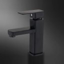 Ver imagem 5 de Torneira Banheiro Quadrada Misturador Monocomando Baixa Black Preto