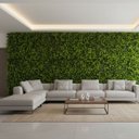 Ver imagem 4 de 19 Placas Grama Artificial Parede Verde Jardim Vertical 3d Decoração Interna Atacado