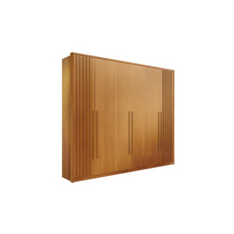 Guarda Roupa Casal 6 Portas 6 Gavetas 100% Mdf Anápolis Ripado Montagem Inteligente - Valverde: Cina