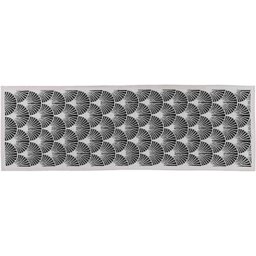 Kit Tapete e Passadeira Cozinha 3 Peças Concha Búzios:preto - 6