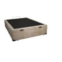 Ver imagem 6 de Cama(Baú Casal+Colchão D33)Casal 138x188x20 Suede Bege
