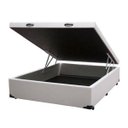 Ver imagem 4 de Cama(Baú Casal+Colchão D33)Casal 138x188x20 Suede Bege