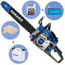 Ver imagem 1 de Motosserra Profissional Nakashi NCS 550 54,6cc 2 Tempos À Gasolina Com Freio de Corrente