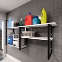 Ver imagem 3 de Prateleira Suspensa Industrial Organizadora Versátil 1mt