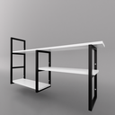 Ver imagem 4 de Prateleira Suspensa Industrial Organizadora Versátil 1mt