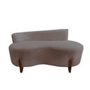 Ver imagem 4 de Namoradeira Sofá Feijão Lounge 120cm Orgânica Suede Capuccino