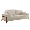 Ver imagem 1 de Sofá 3 Lugares Living Linho M-130 Martins Creme