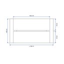 Ver imagem 7 de Mesa para Computador Gamer e Painel para TV até 55 Polegadas Preto Carraro