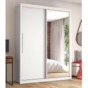 Ver imagem 2 de Guarda-Roupa com Espelho 2 Portas Royale Branco Acetinado - Gelius Móveis
