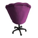 Ver imagem 4 de Cadeira Mocho Estética Dentista Tatuador Veludo Roxo - Fm