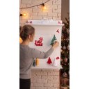 Ver imagem 2 de Painel Prateleira de Parede Natal Decorada Completa + 15 Acessórios Temáticos