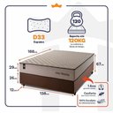 Ver imagem 6 de Cama Box Espuma San Diego Casal 138x188 Marrom King House
