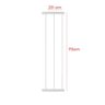 Extensor Prolongador de 20x70 Cm para Portão Grade Pet 80 Cm D - 2