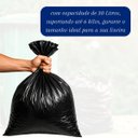 Ver imagem 4 de Kit 3 Pacotes Sacos de Lixo Preto Reciclado Resistente Reforçado 30 Litros 59cm x 62cm Pacote com 20