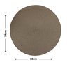 8 Jogo Americano Redondo Mesa Posta Sousplat Luxo Pvc Mka - 5