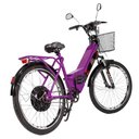 Ver imagem 3 de Bicicleta Elétrica - Street PAM - 800w - Violeta - Plug and Move