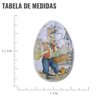 Ovo Embalagem de Metal para Decoração de Páscoa Coelho - 4