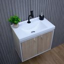 Ver imagem 5 de Kit Armário para Banheiro 50cm Mdf com Cuba + Espelheira - Bergamo Berlin