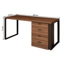 Ver imagem 4 de Conjunto Home Office Escrivaninha 120 Cm e Gaveteiro Munique - Kappesberg