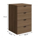Ver imagem 5 de Conjunto Home Office Escrivaninha 120 Cm e Gaveteiro Munique - Kappesberg