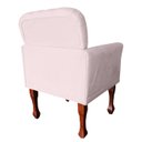 Ver imagem 3 de Poltrona Stephany Luxuosa para Recepção e Escritório Advocacia - Suede - Sv Decor:rosa Bebe