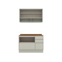 Ver imagem 4 de Cozinha Modulada 2 Peças 120cm 2 Portas 4 Gavetas Fineze Henn - Cor: Areia HP