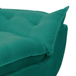 Poltrona Decorativa Sala de Estar Escritório Quarto Prime Cor: Azul Turquesa - 5