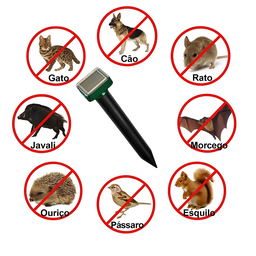 Repelente Sonoro para Jardim a Prova D'agua Snh01 Snel Home - 11