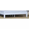 Cama Turca King Sinze De Madeira Maciça Reforçada Branco Nemargi - 2