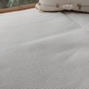 Ver imagem 2 de Tapete Artesanal Algodão Quarto Slim Branco Cru 80 X 1,50